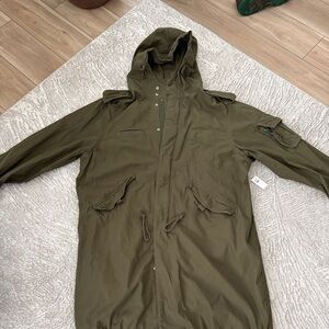 GAP Men’s Military Utility Parka – Olive Green – XL – NWT